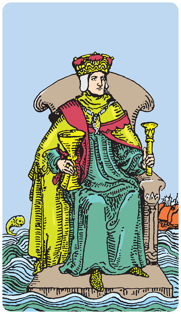 King of Cups Tarot Card