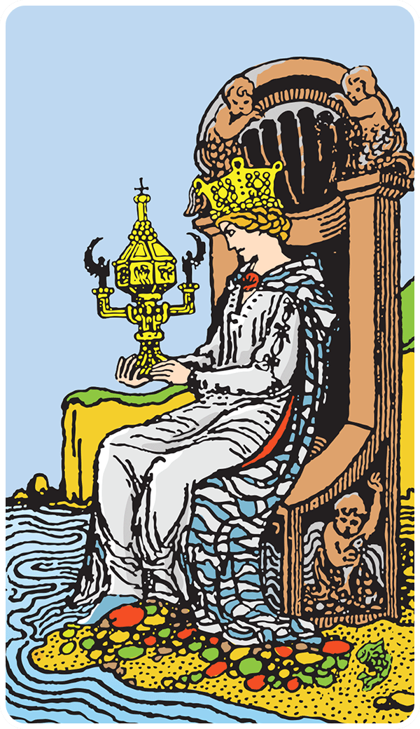 Queen of Cups Tarot Card
